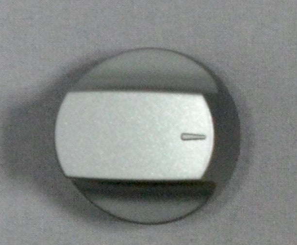 KNOB ZETA SPINDLE TYPE1 SILVER - COOKER