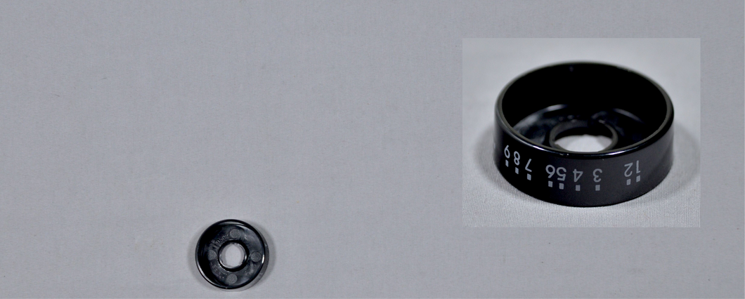 KNOB GAMA ECLIPSE M OVEN F BLK - COOKER