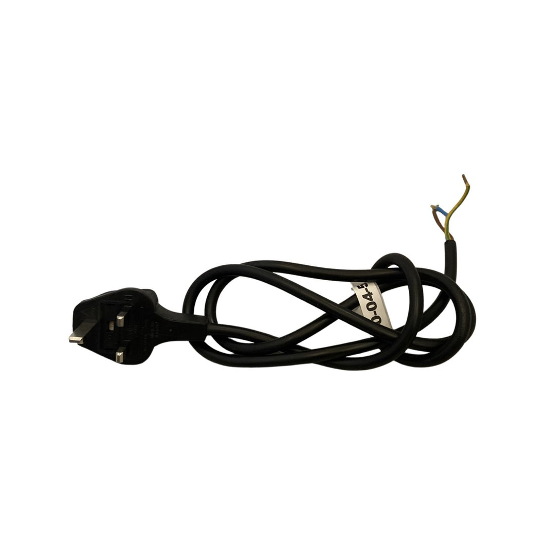 CABLE WITH PLUG (ENERGY CABLE) BLACK 3x4x1000mm - COOKER