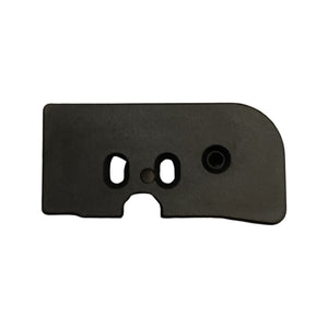 PLASTIC COVER FOR FRONT COOL DOOR-DOWN_RIGHT-BLACK - COOKER