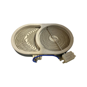 CERAN HL OVAL 230V 1000/1800W - HOB