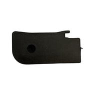 PLASTIC COVER FOR FRONT COOL DOOR-TOP_LEFT-BLACK - COOKER