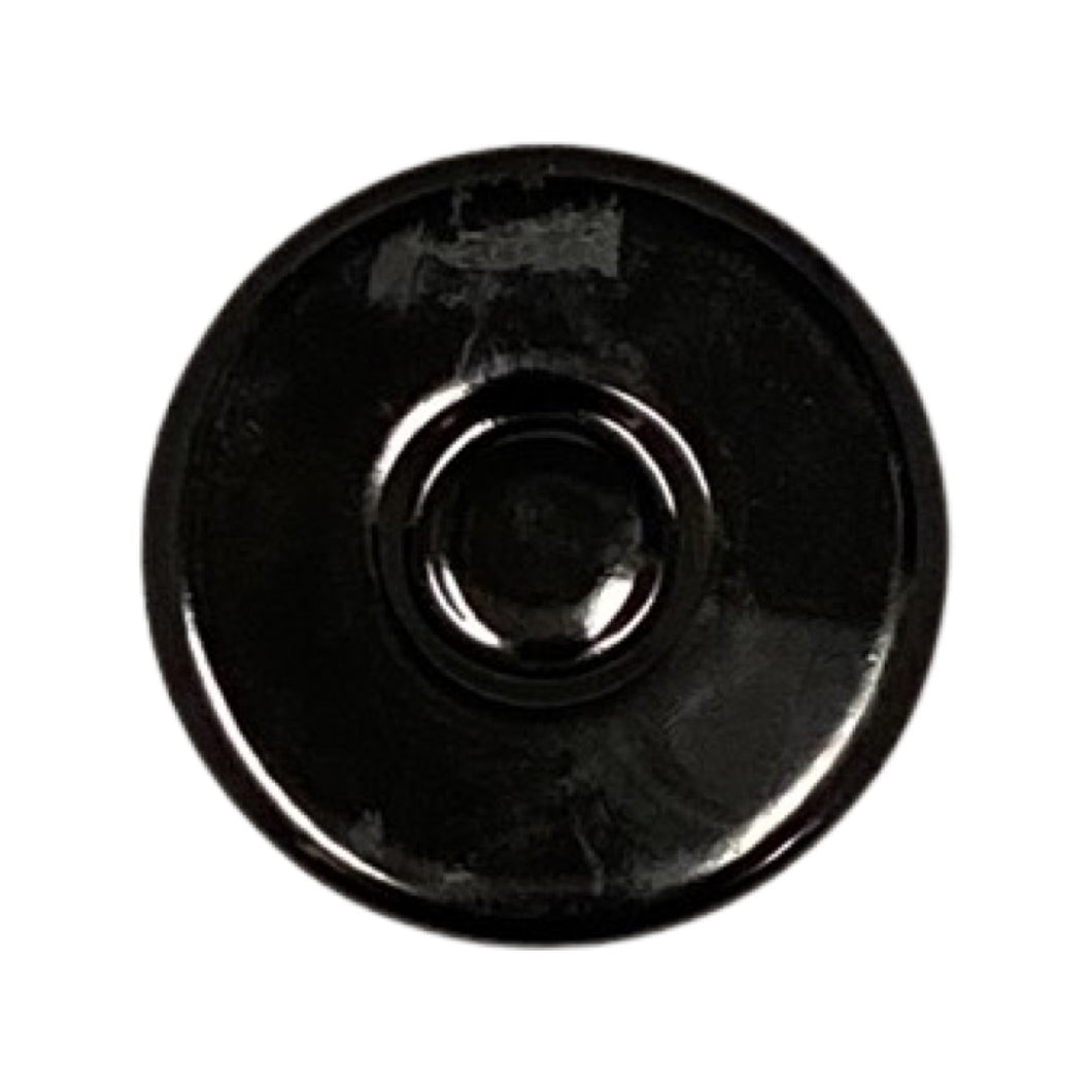 BURNER CAP 2MM ENAMEL BLACK - COOKER