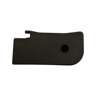 PLASTIC COVER FOR FRONT COOL DOOR-TOP RIGHT-BLACK - COOKER